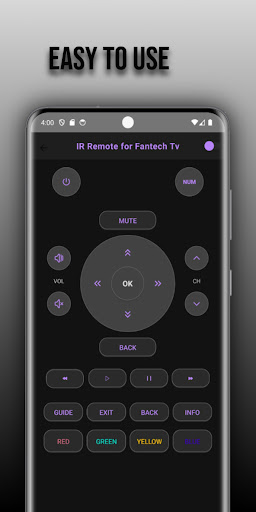 Remote for Fantech tv ekran görüntüsü
