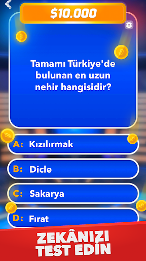 Milyoner - Türkçe Test Oyunu ekran görüntüsü