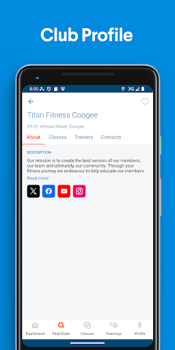Titan Fitness ekran görüntüsü
