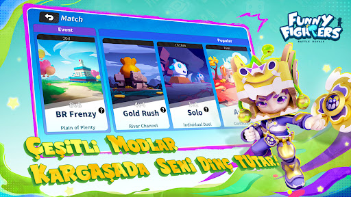 Funny Fighters: Battle Royale ekran görüntüsü