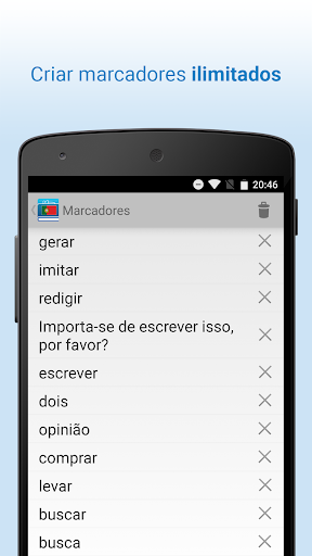 Dicionário Português ekran görüntüsü