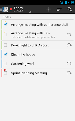 Business Tasks ekran görüntüsü