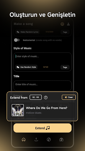 Music AI: Şarkı Oluştur ekran görüntüsü