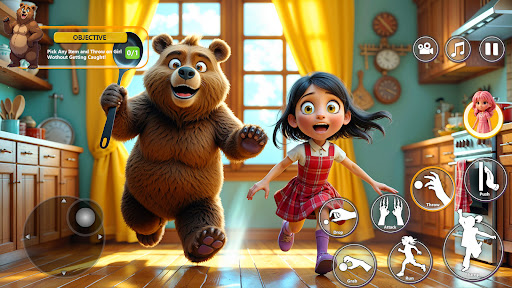 Prankster Girl Vs Angry Bear ekran görüntüsü