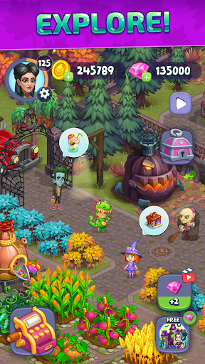 Halloween Farm: Monster Family ekran görüntüsü