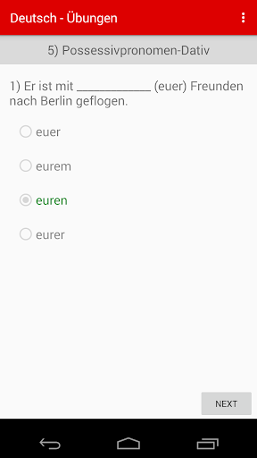 Almanca öğren Dativ Akkusativ ekran görüntüsü