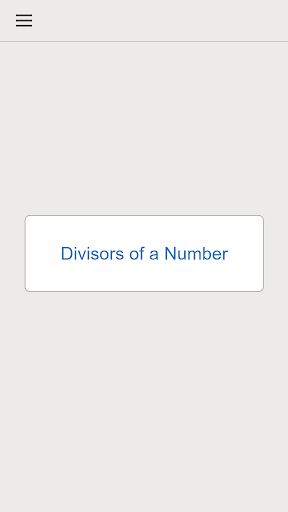 Divisors Calculator ekran görüntüsü