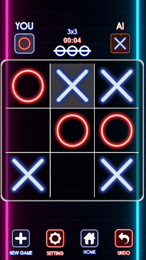 Tic Tac Glow - 2 Player Game ekran görüntüsü