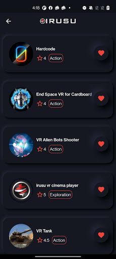VR Uygulama ve Oyun Bölgesi ekran görüntüsü