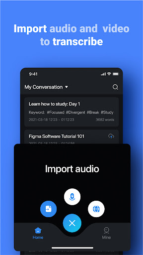 Notta-Transcribe Audio to Text ekran görüntüsü