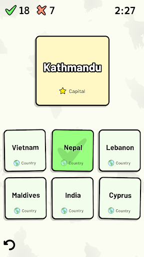 Countries of Asia Quiz ekran görüntüsü