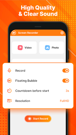 Record Screen HD ekran görüntüsü