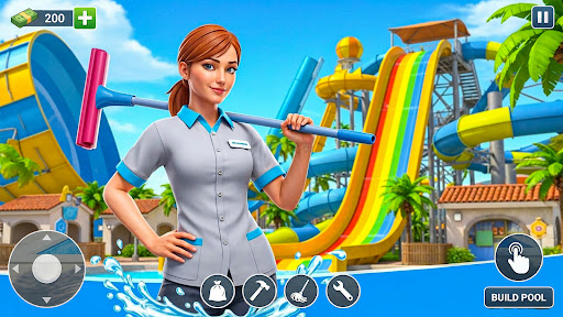 Waterpark Fun Manager 3D ekran görüntüsü