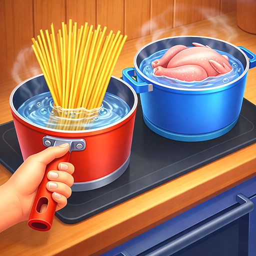 Kitchen Set Cooking Chef Sim