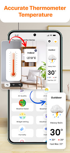 Room Temperature Thermometer ekran görüntüsü