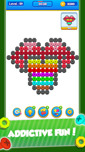 Nut n Bolt Color Sorting Game ekran görüntüsü