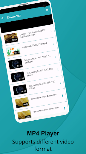 MP4 Player ekran görüntüsü