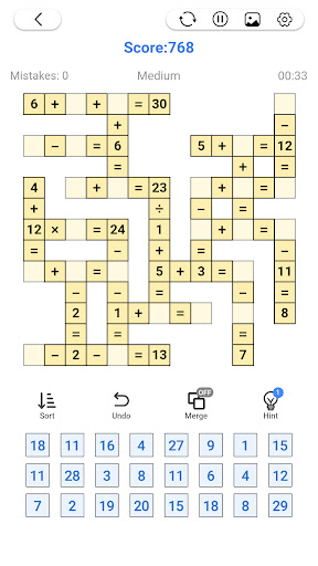 Cross Number - Math Puzzle ekran görüntüsü