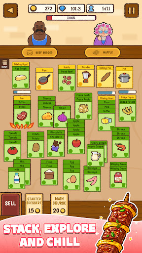 Food Stack: Cooking Card ekran görüntüsü