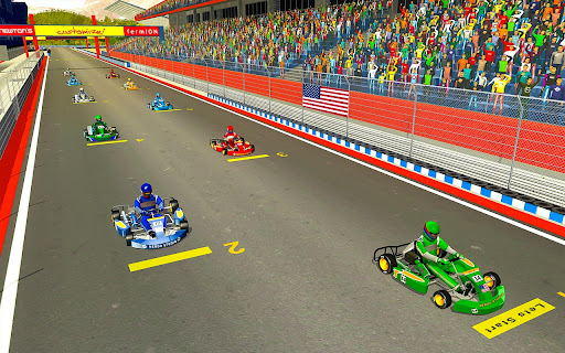 Go Kart Yarış Oyunları 3D ekran görüntüsü