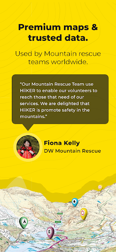 HiiKER: The Hiking Maps App ekran görüntüsü