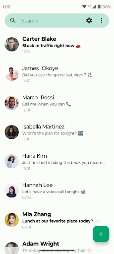 Fossify Messages ekran görüntüsü