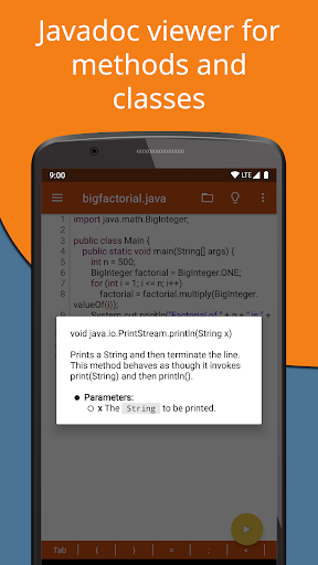 Jvdroid - IDE for Java ekran görüntüsü