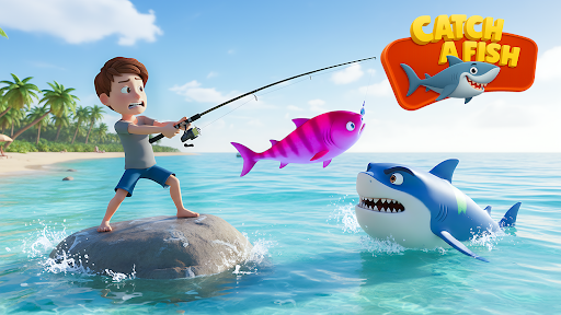 Memerot Wave Escape Catch Fish ekran görüntüsü
