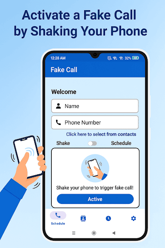 Fake Call Prank - Shake Phone ekran görüntüsü