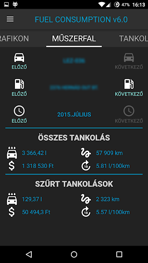 Fuel Consumption ekran görüntüsü
