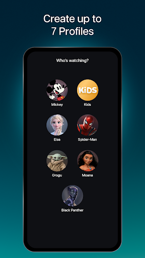 Disney+ ekran görüntüsü