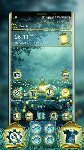 Fireflies Light Lamp Theme ekran görüntüsü