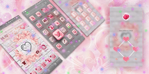 Heart Love Launcher Theme ekran görüntüsü