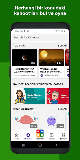Kahoot! Quiz Oluştur ve Oyna ekran görüntüsü