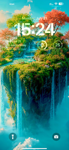 Waterfall Live Wallpaper 4K ekran görüntüsü