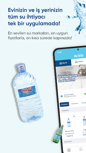 Su iste: Hızlı Su Siparişi ekran görüntüsü