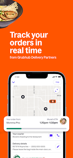 Grubhub: Food Delivery ekran görüntüsü