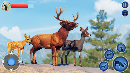 Virtual Wild Deer Family Sim ekran görüntüsü
