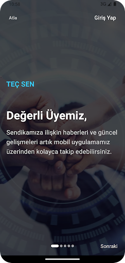 Teç Sen ekran görüntüsü