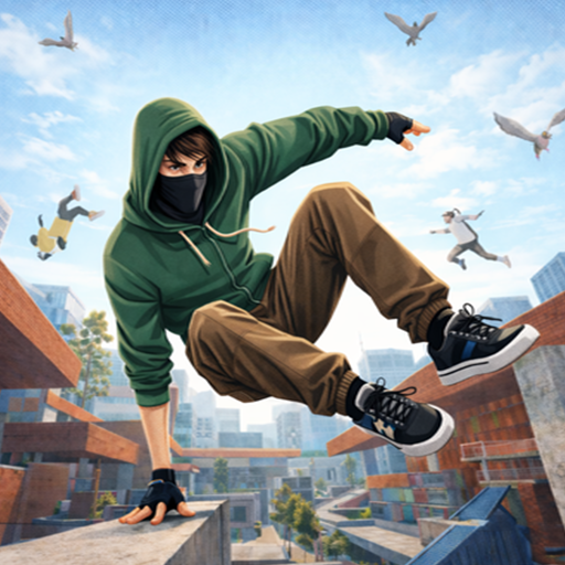 Going Up Only Rooftop Jump 3d