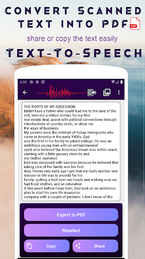 Text Scanner - OCR Scanner PDF ekran görüntüsü