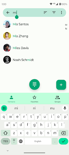 Fossify Contacts ekran görüntüsü