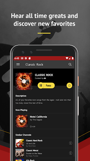 Rock Radio ekran görüntüsü
