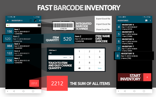 Barcode inventory stock take ekran görüntüsü