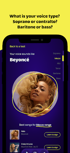 Vocaberry Celebrity Test ekran görüntüsü