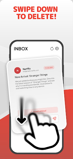 Swipe & Clean Mailbox - MailUp ekran görüntüsü