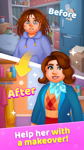 Merge Makeover: güzellik oyunu ekran görüntüsü