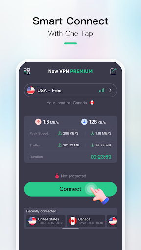 Now VPN - Fast Secure Proxy ekran görüntüsü