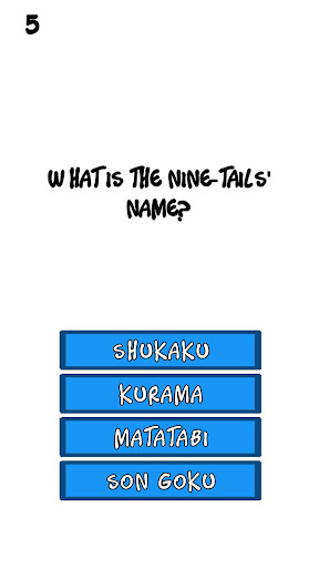 Naruto Boruto Ninja Quiz ekran görüntüsü