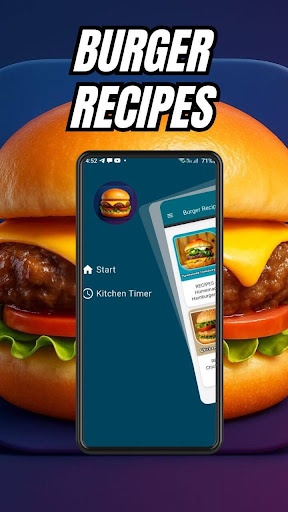 Burger Recipes ekran görüntüsü